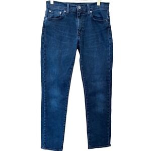 Levis Premium 511 Jeans Mens 30x32 Black Stretch Workwear Black Label Red Tag